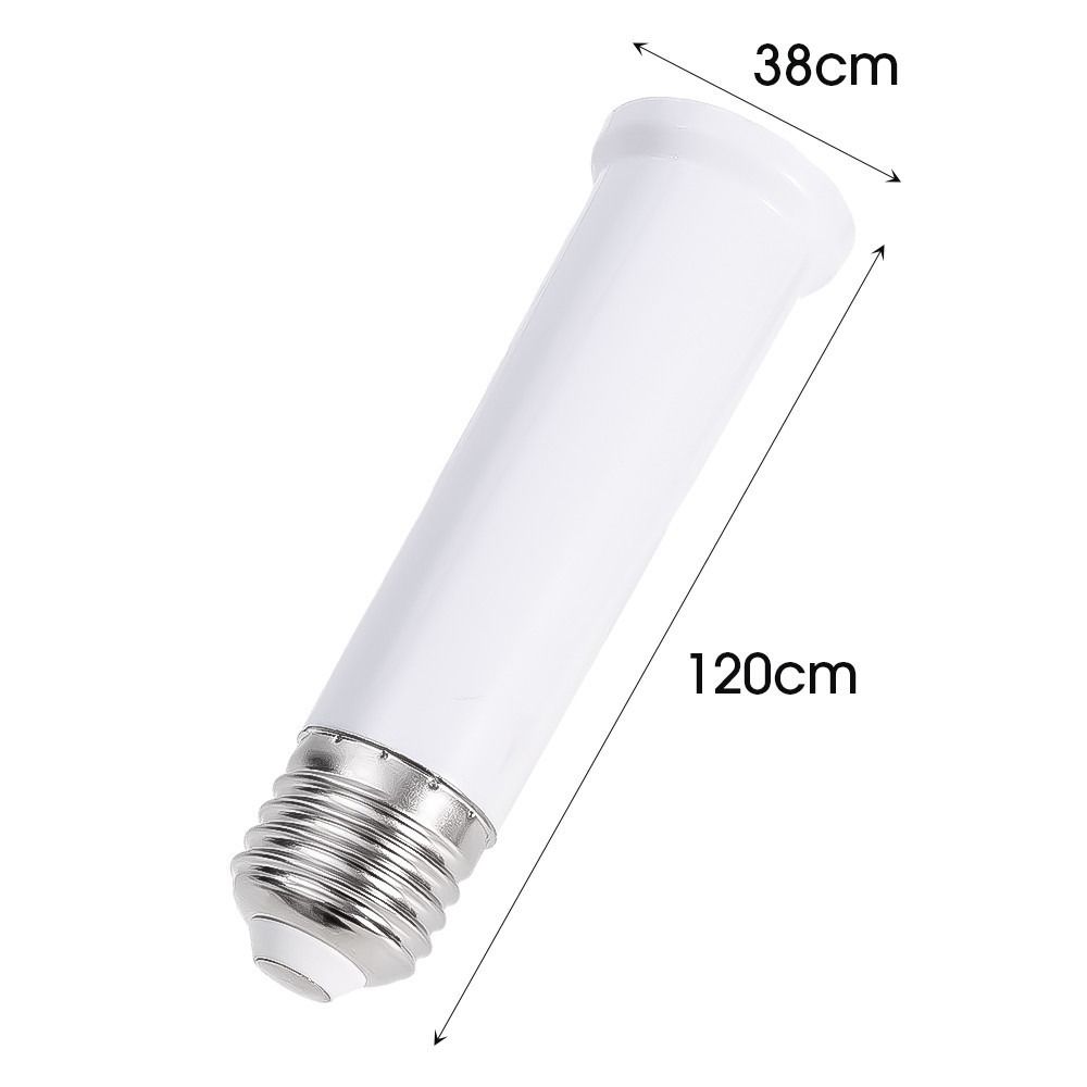 65/95/120mm e27 to e27 forlænger lampeholder base pære forlænger forlænger fatningsadapter led lys adapter konverter: Blå