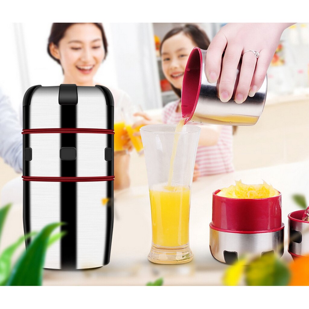 Citrus Entsafter Mini Hause Presse Orange und Zitrone Presse Entsaften-Extrakte Maximale Saft Leichte Edelstahl