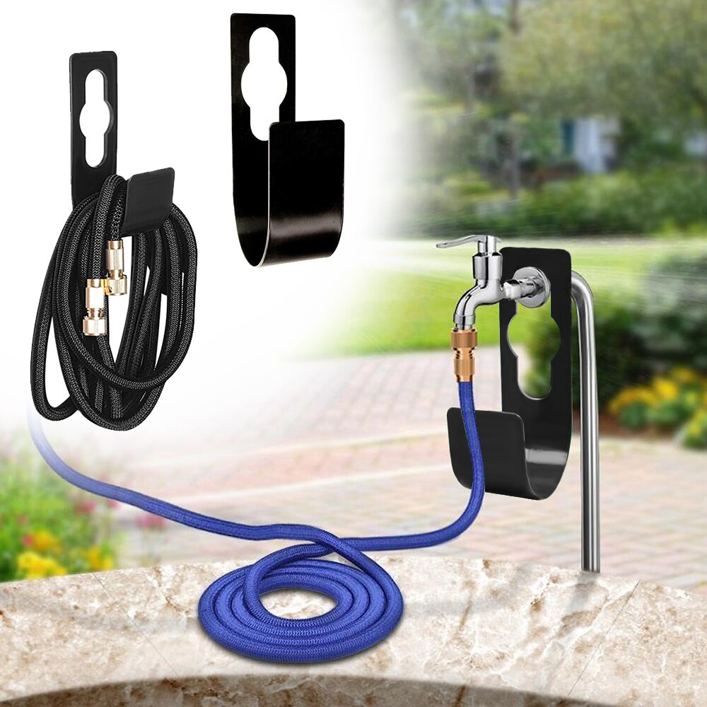 Garden Hose Reels Holder Storage Wall Mount Bracket Hanging Expandable Magic Hose Hook Rack Reel 1PC