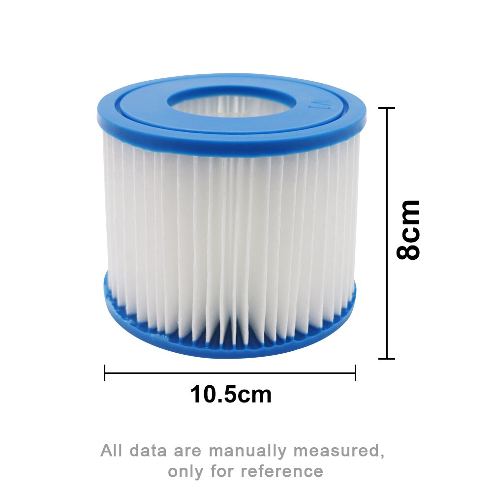 Filtro de repuesto para piscina Bestway Flowclear, cartucho de reemplazo tamaño VI, Lay-Z Spa, Miami, Vegas, Palm Springs, París