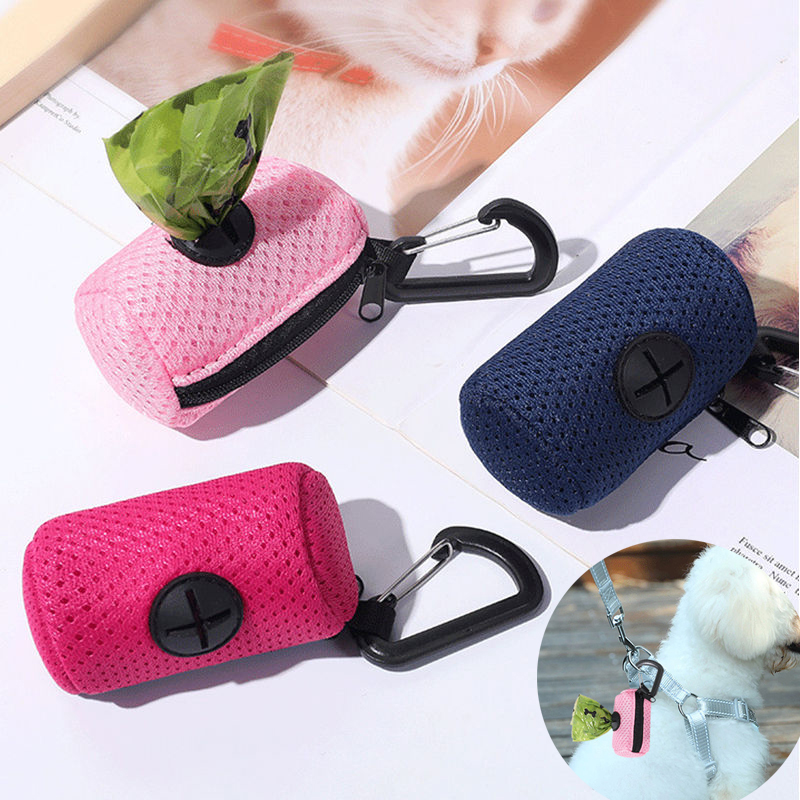 Bolsas para excrementos de perros, bolsas de basura para mascotas, soporte de transporte biodegradable para exteriores, dispensador, herramientas de recogida de limpieza, accesorios para mascotas