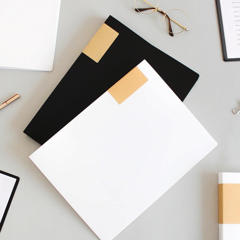 A4 Paper Clipboard Folder Storage Writing Pad Board Clamp Book Clip Pad Folding File Clipboard Office Stationery School Supplies