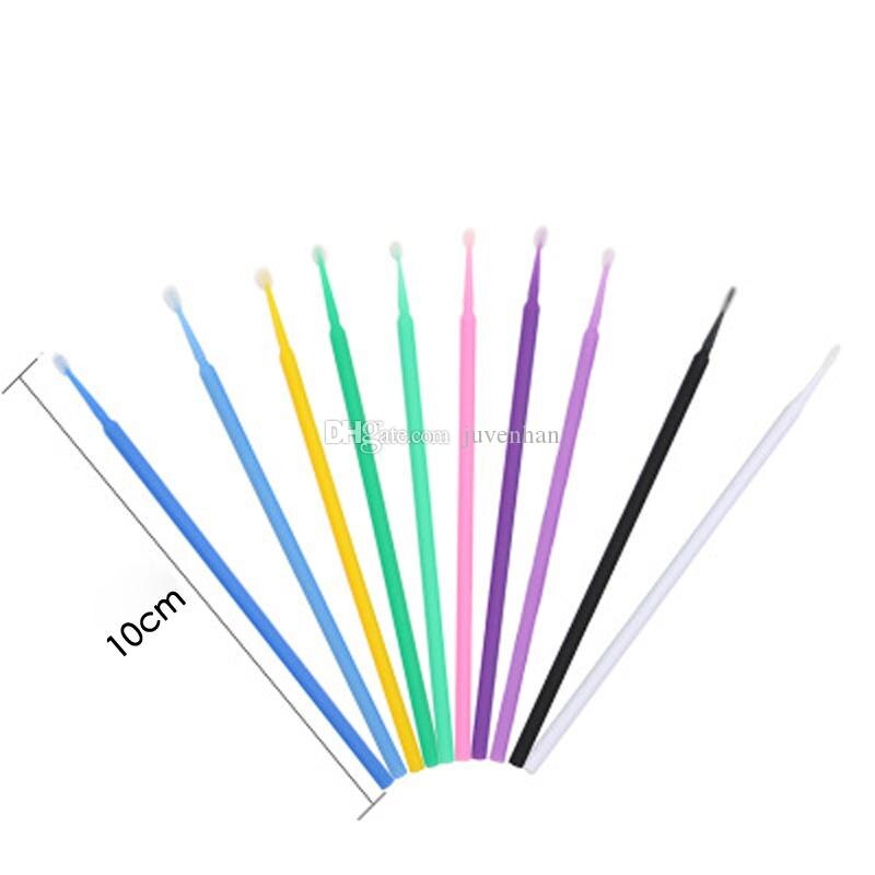 Plastic wimperlijm applicator voor wimperextensions aanbrengen verwijderen wattenstaafje wattenstaafje make-up reinigen wegwerp wattenstaafje 100 stuks