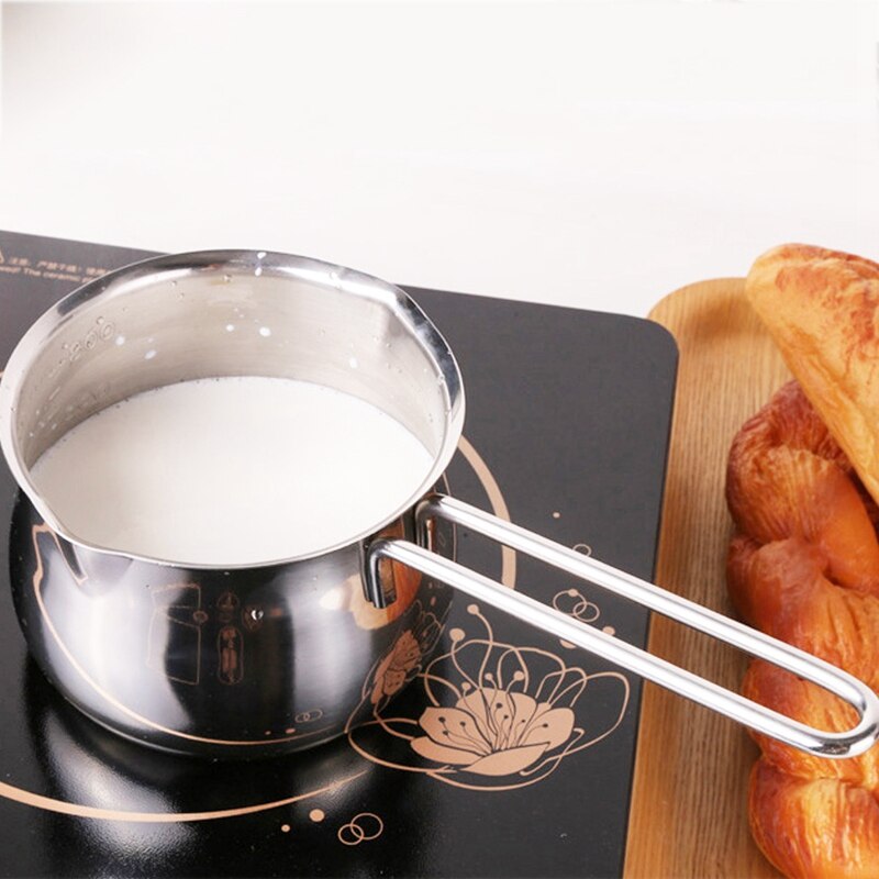 Nourriture Pour bébé casserole antiadhésive Pot de lait beurre chocolat fondu chauffage Pot plus casserole petite casserole fromage Pot avec bec verseur