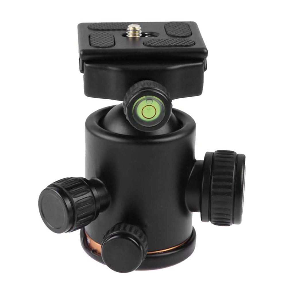 VD-02 Tripod Ball Head 360 Degree Rotating Panoramic Ballhead for Monopod Tripod DSLR Camera Aluminum Alloy