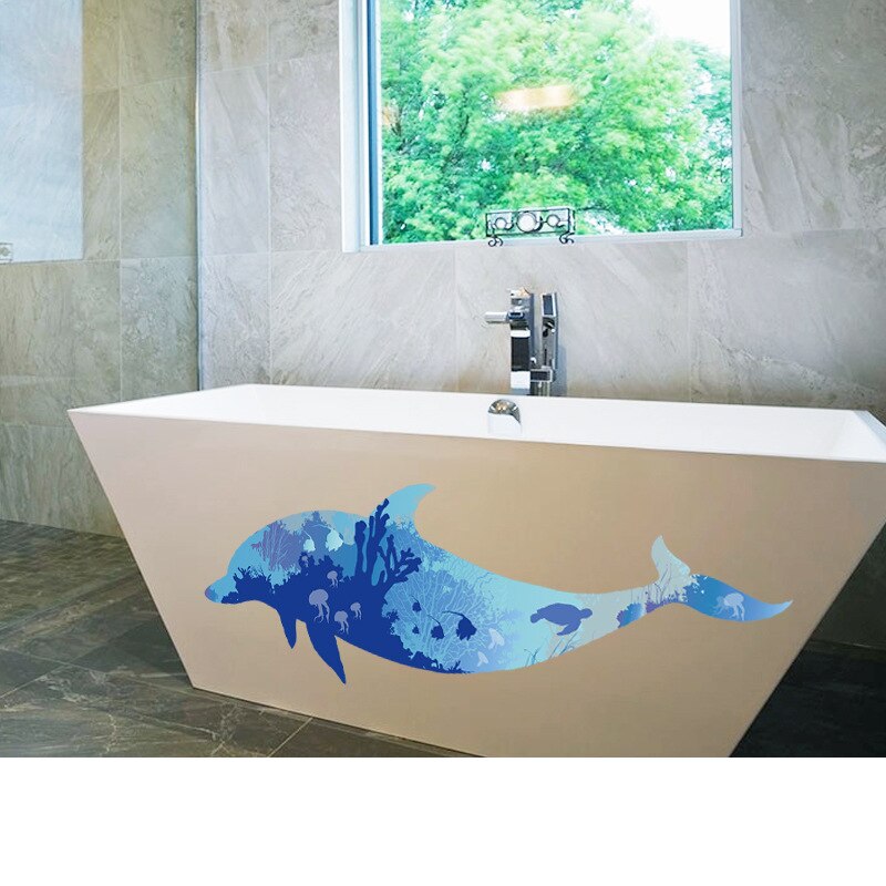 3D waterproof bathroom wall stickers home decoration large wall pictures for living room