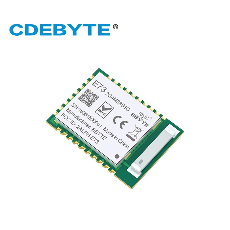 CE ceramico RoHs del modulo dell&#39;antenna del porto 8dBm SMD di Ebyte E73-2G4M08S1C nRF52840 2.4GHz BLE 4.2 5.0 IO certificato