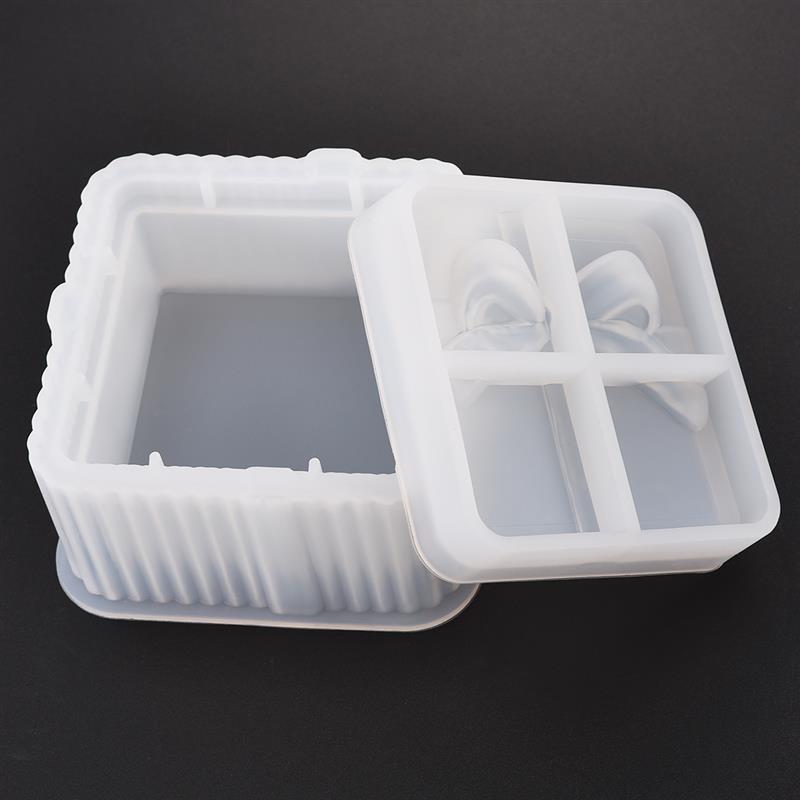 Harz Silikon Schimmel Lagerung Kasten bilden Für Schmuck Machen Herz bilden schneiden Schimmel DIY Kristall Epoxid UV Kasten Schmuck werkzeuge Formen: 01