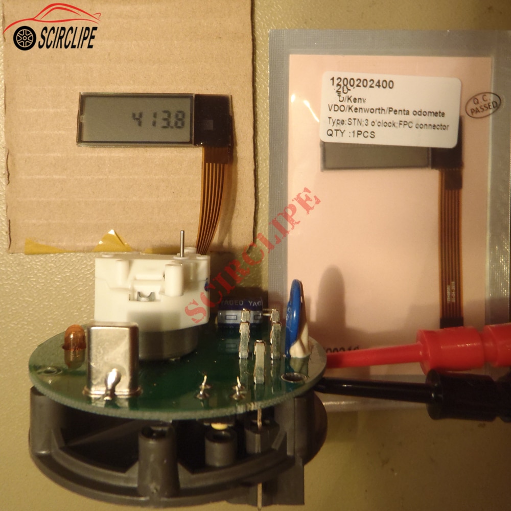 Snelheidsmeter/Toerenteller Lcd Display Voor Kenworth Trucks/Vdo Internationale/Vdo Cockpit Vision/Jcb Tractor/Volvo penta Boot