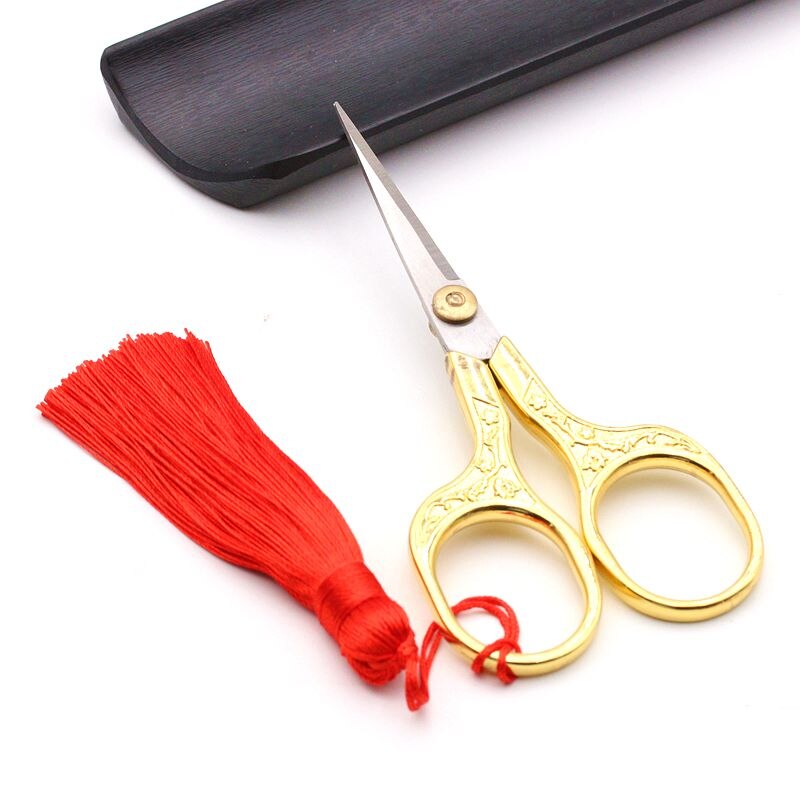 Rvs schaar borduren stof DIY tailoring ambachtelijke kruissteek Europese retro klassieke art naaimachine schaar: U