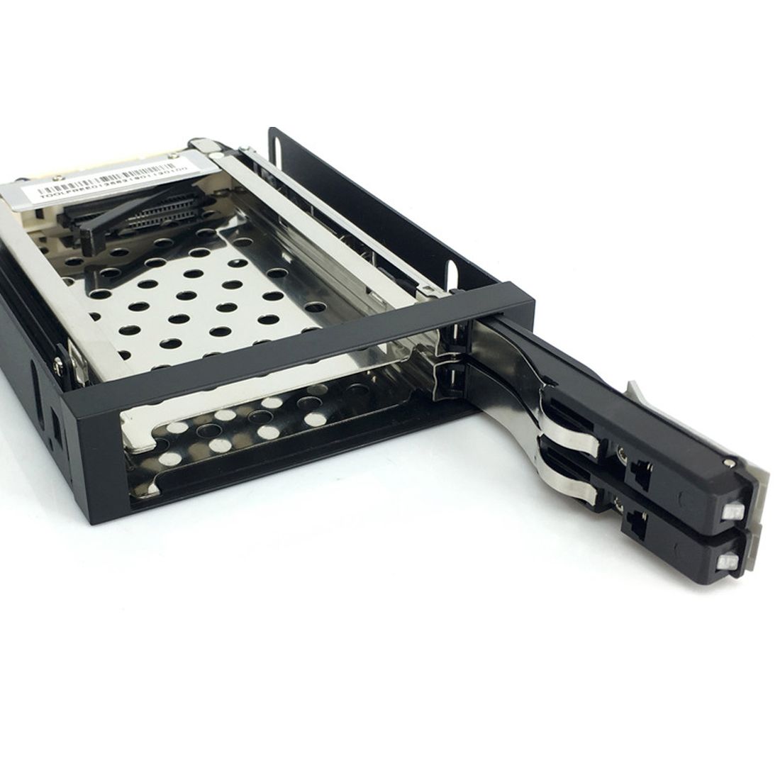 TOOLFREE 2.5 inch Floppy Disk Drive Tray Single/Double Bay Disk Drive SATA 6Gbps for HDD/SSD Hard Disk Enclosure Extraction Box