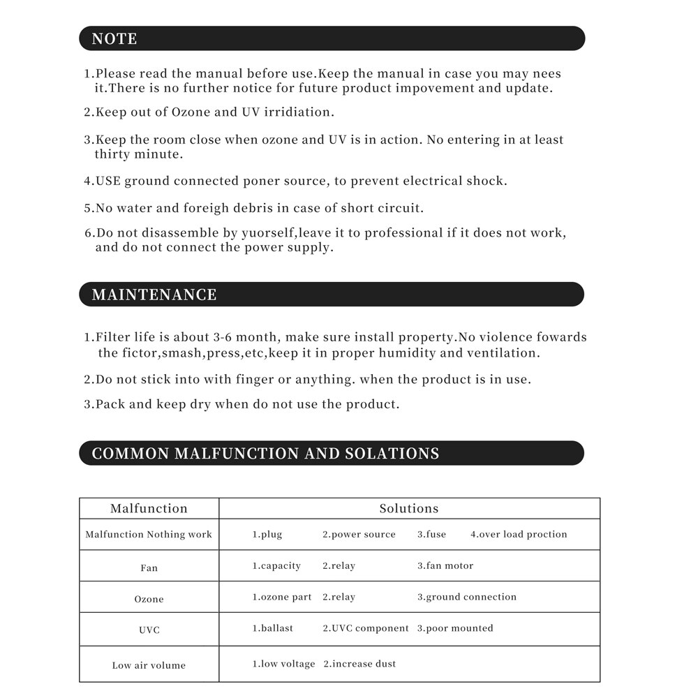 Uv sterilisator intelligent luftsterilisator renser ozon negative ion generator esterilisator ultraviolet sterilisering
