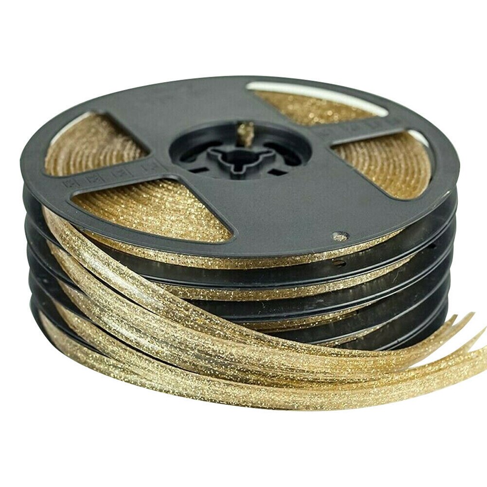 6M Keramik Fliesen Lücke Band Mildewproof Dekor Ecke Seite Kanten Streifen Aufkleber Selbst Kleber Fliesen Aufkleber Naht Linie Fliesen lücke Band: Gold