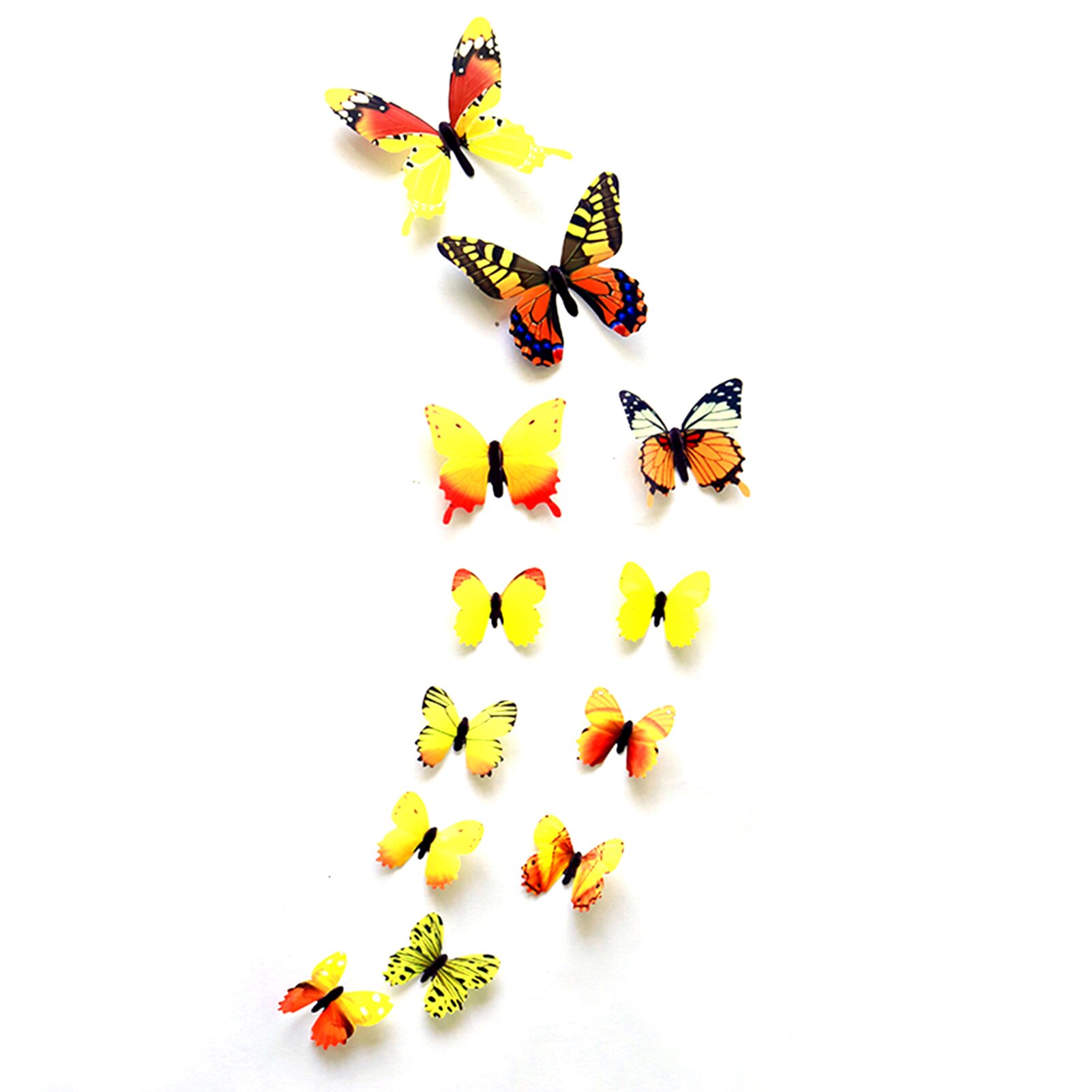 Multifunctionele Gloeiende Vlinder Muurstickers Pvc Voor Slaapkamer Raam Lichtgevende Deur Woonkamer Kids Home Decor Hotel 3D Stickers