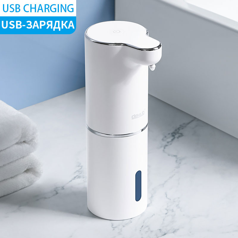 Multifunctional Bathroom Soap Dispenser Intelligent Sensing Foam Soap Dispenser USB Charger Hand Sanitizer: Soap dispenser