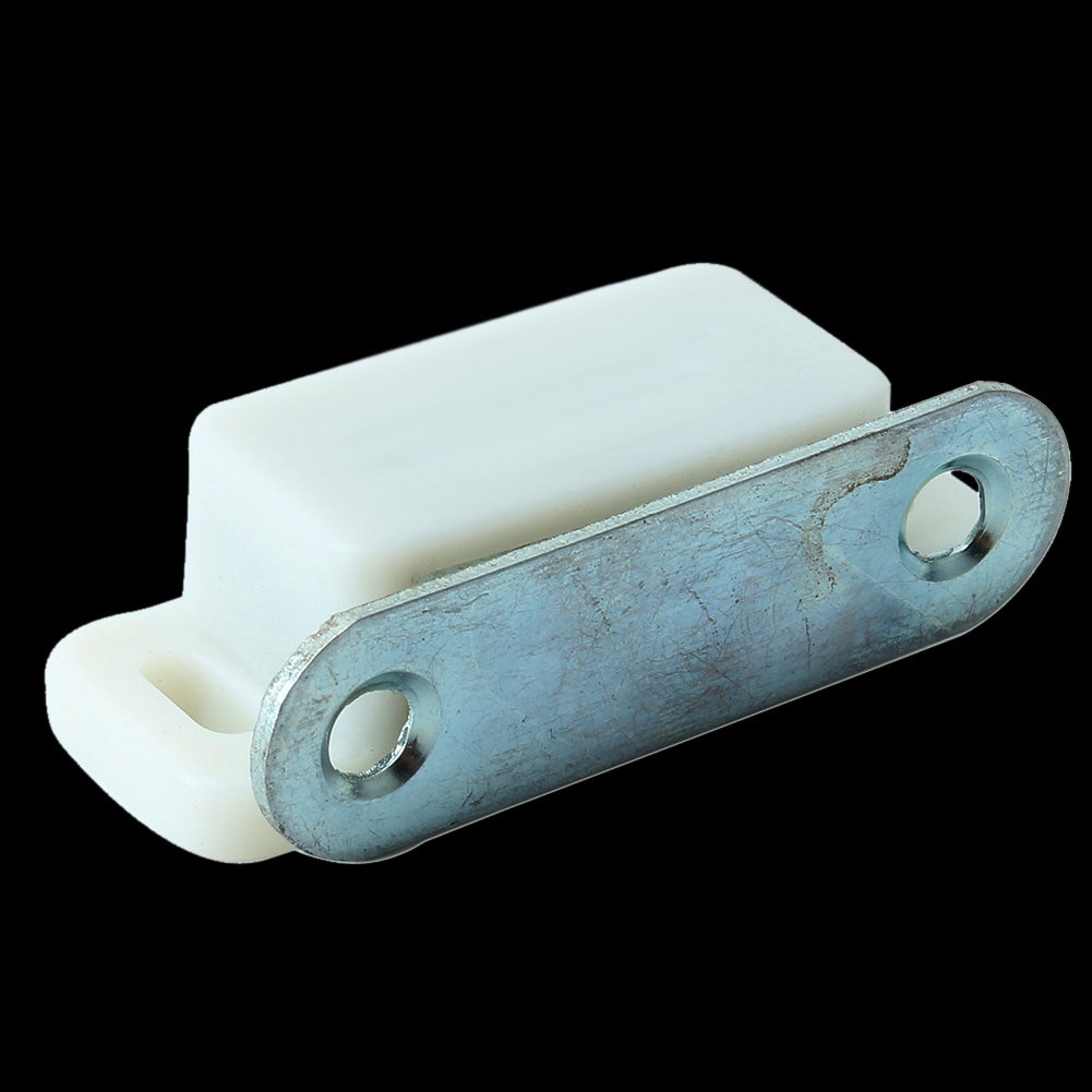 Armário do armário da porta de plástico, 4 unidades, captura magnética, trava, suporte de rolha, ímã de auto-alinhamento, ferragens de móveis para casa