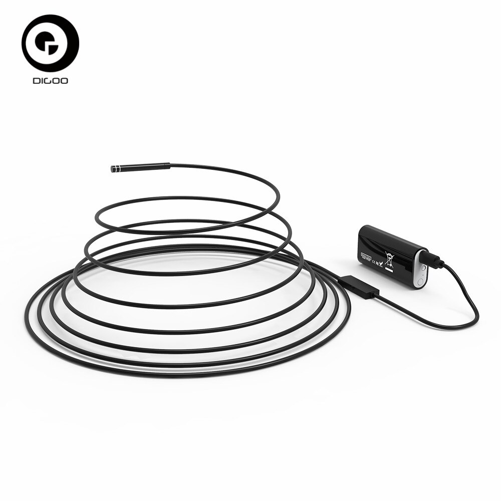 DIGOO DG-YPC99 5.5mm 720P 2 mégapixels Smart WIFI endoscope 3 en 1 caméra d'inspection 1M/3M/5M câble avec 6 LED