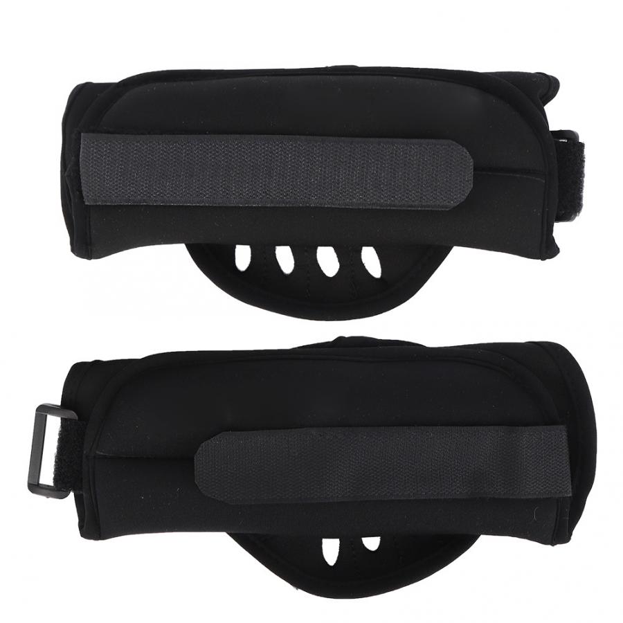1 paire 2Kg gants lestés Fitness demi-doigt gants lestés sac de sable poignet garde pull-ups boxe entraînement haltères gants