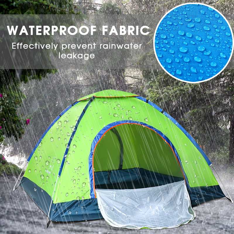 1-4 Person Backpacking Tent Outdoor Camping 4 Seasons Tent With Double Layer Waterproof Hiking Trekking Tent