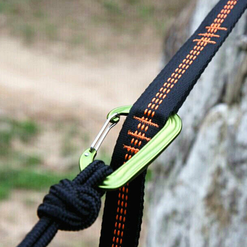 Sangles De hamac en Polyester, haute capacité De charge, 600lb, résistance à la rupture, corde De ceinture, 5 anneaux, 2 pièces