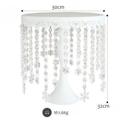SWEETGO Snow crystal pendants cake stands & cupcake holders 1 pieces cake decoration tools wedding party dessert table supplier
