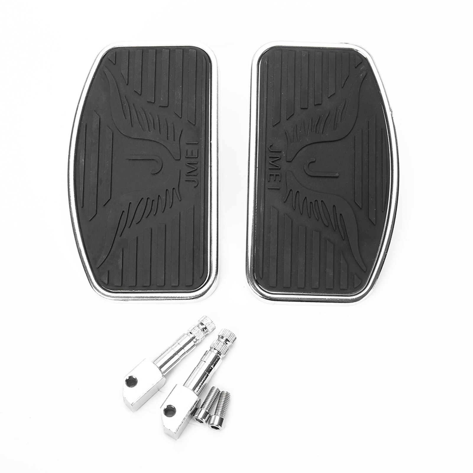 Repose Pieds Avant et Arrière pour Moto, Accessoire Large pour Conducteur, Pédales pour Honda Shadow, Yamaha Dragstar, Kawasaki Vulcan: Rear