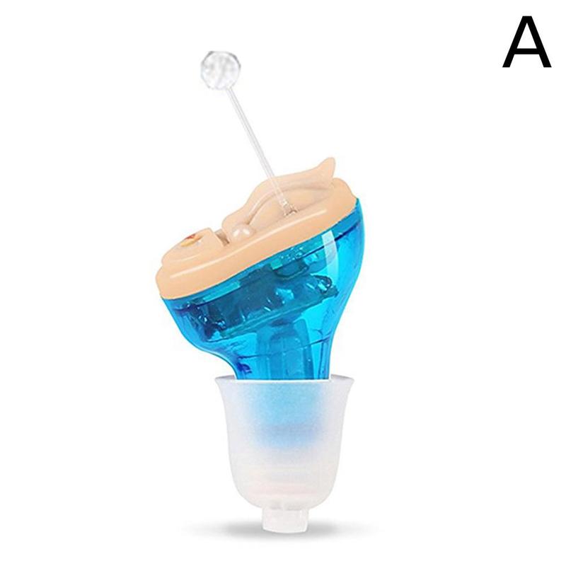 Audífonos inalámbricos de 8 canales para sordos/ancianos, amplificador de sonido de oído Invisible, ajustable, tamaño Mini: left ear