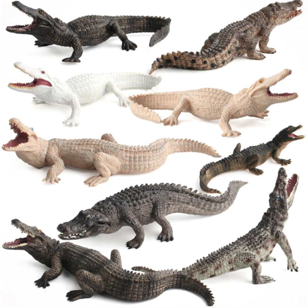 1pcs Halloween Realistische krokodil Rubber Speelgoed Safari Tuin Props Joke Prank Ongeveer en Gag Spelen Grappen Speelgoed