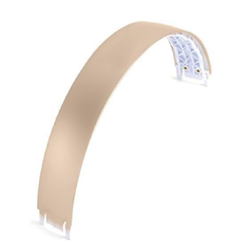 Original oben-Kunststoff-Kopfband für schlägt Solo3 Solo 3-Kopfhörer, Ersatz-Reparatur-Headset-Ersatzteile, gepaart mit Schrauben: Gold
