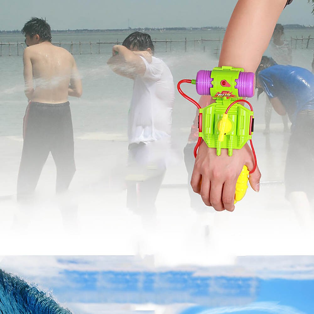 Plastic Kids Child Beach Boy Girl Wrist Water Spray Water Fun Educational Toy X1