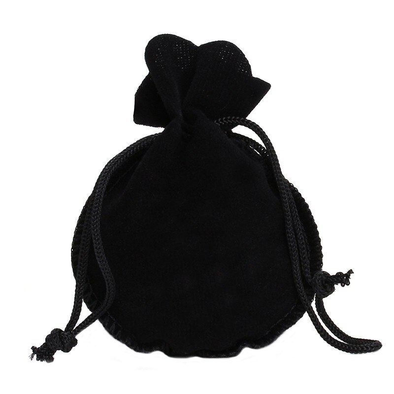 100 stücke 7x9cm 9x12cm Calabash Verpackung Tasche Kordelzug Samt Beutel Beutel Beutel Schmuck verpackung Hochzeit Weihnachten Tasche: black calabash / 9x12cm 100pcs