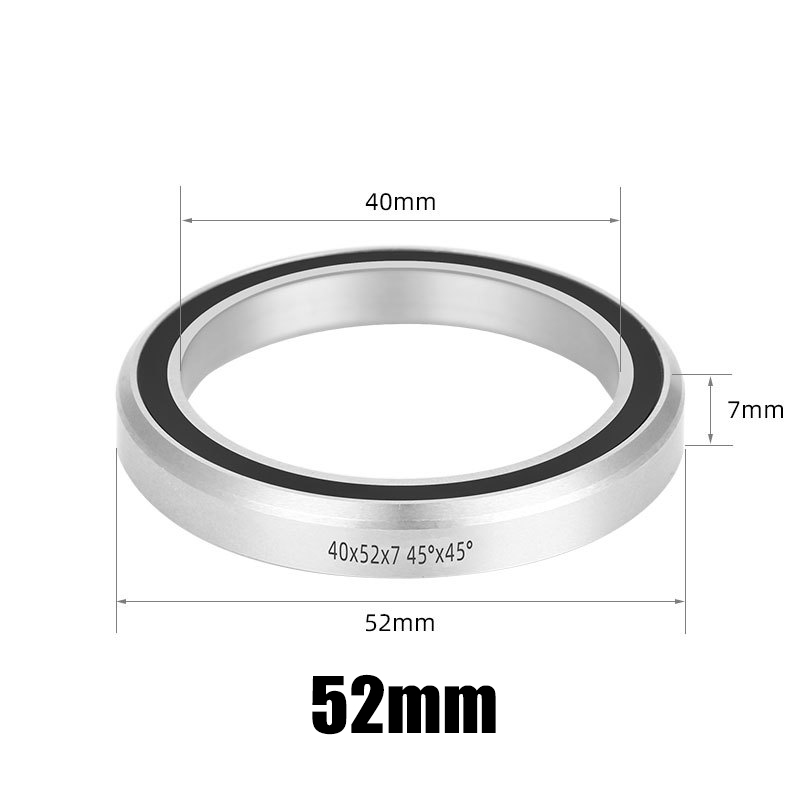 Bike Headset Bearings Sealed Head Tube Bearing Replacement Kit For Scooter Bicycle Semi-Integrated Integrated Angular Contact: Light Grey