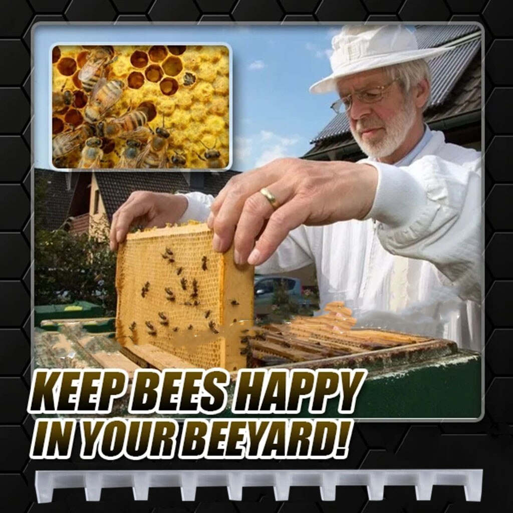 5/10/20PCS Beehive Frame Holder Beekeeping Ends Plastic Durable Bee Divider Plastic White Interval 41cm Anti Shaking for Beehive