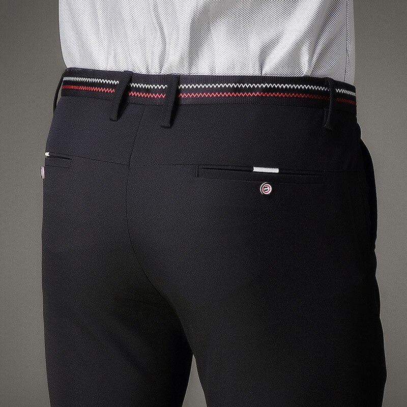 Jbersee pantalones de vestir para hombre, pantalones formales ajustados, traje, pantalones de negocios informales para boda para hombre, vestido negro para hombre, pantalones de perfume masculino