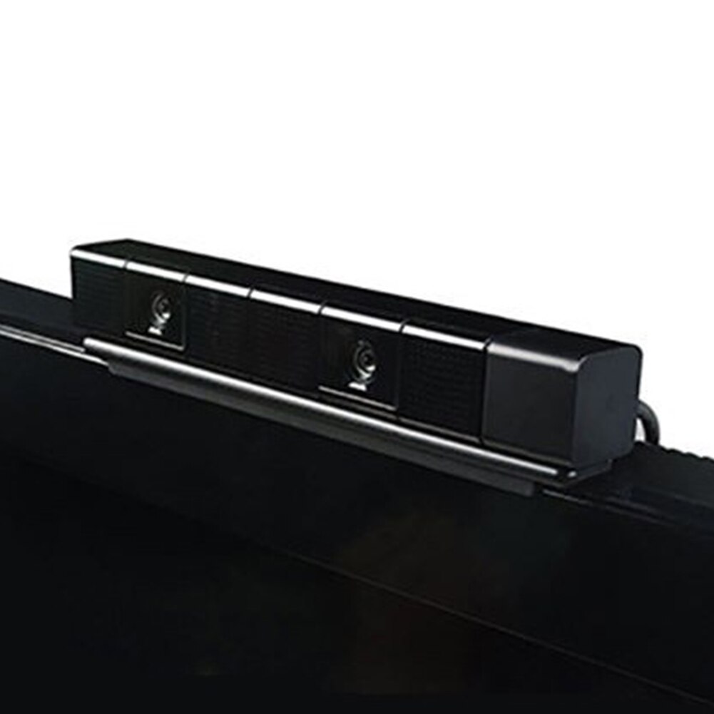 LCD Plastic Space-saving Vertical Stand Sensor Bracket Stable Lightweight Adjustable Holder Eye Camera Mount Black TV Clip