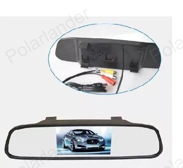 LCD Car Monitor TFT Screen For Rear View Camera DVD Parking digital Compatible Display 5 inch Assistance