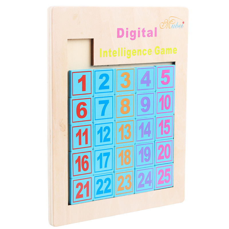 KEDSKID Sudoku Puzzle Toy - Wooden Digital Learning Game for Kids & Adults