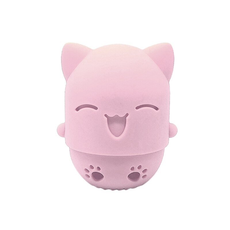 1Pc Beauty Sponge Stand Storage Case Makeup Blender Puff Holder Empty Cosmetic Egg Shaped Rack Transparent Puffs Drying Box: 02 Egg Box