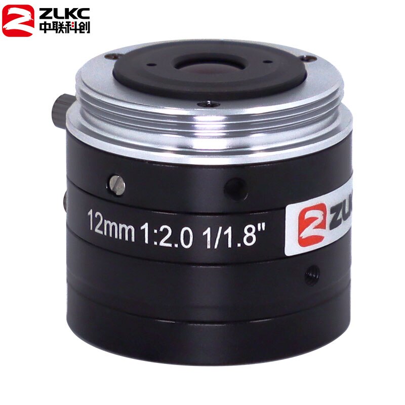 Fa Lens C-Mount 12Mm Diafragma F2.0 1/1.8 &quot;Beeldformaat Machine Vision Lens Surveillance Camera Manual Iris Cctv Lens 5.0Megapixel