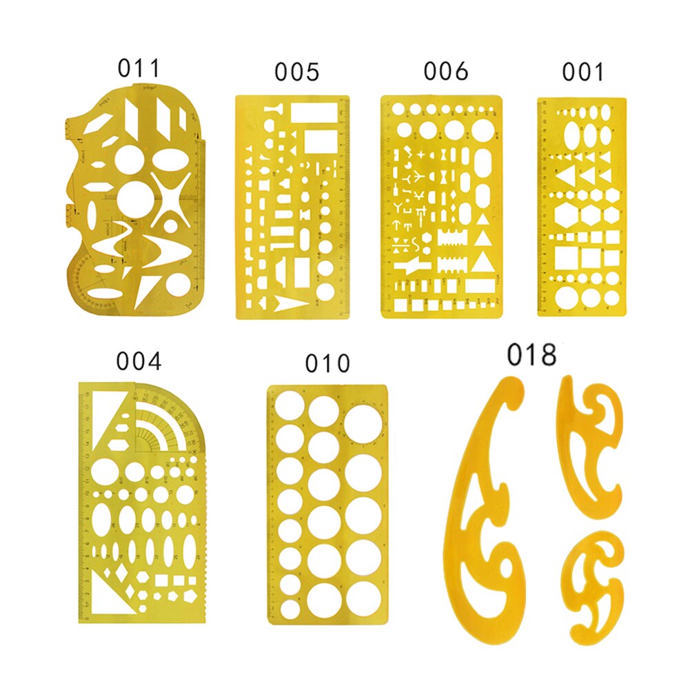 Accessories Construction Ruler Shapes Stencil Symbol House Plan Portable Furniture Templates For Architecture Drafting Tools