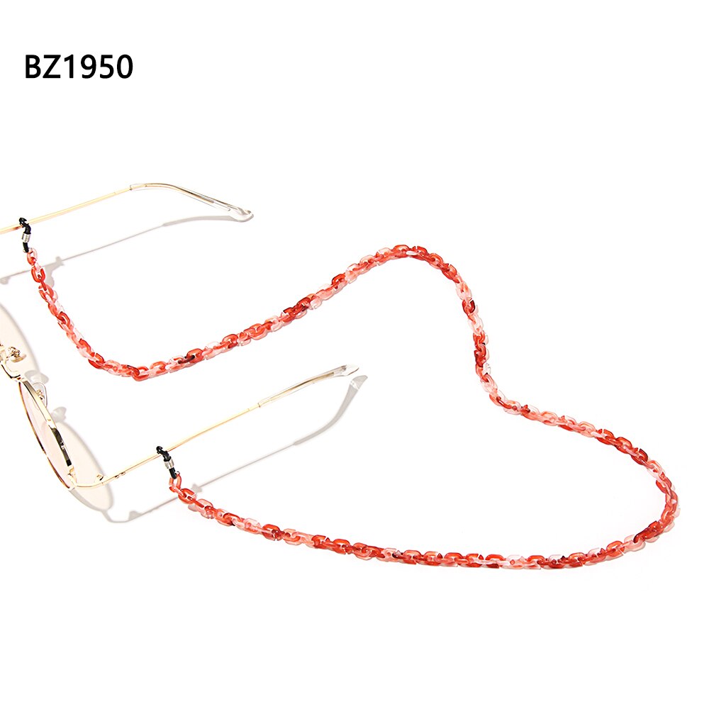 1Pc Acryl Glazen Ketting Zonnebril Keten Lanyard Ketting Brillen Retainer Brillen Houder Strap Eyewear Accessoires: BZ1950