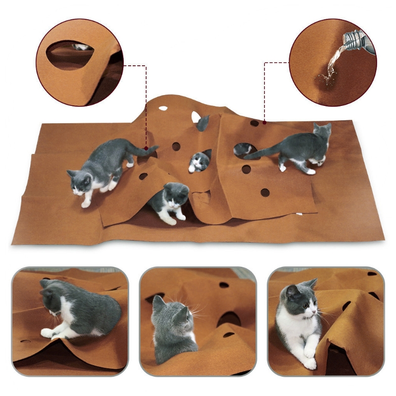 i Play Mat Cat, activity On Play Mat Animals From Company Carpet Foldable Pet From Company Carpets Anti-scratch