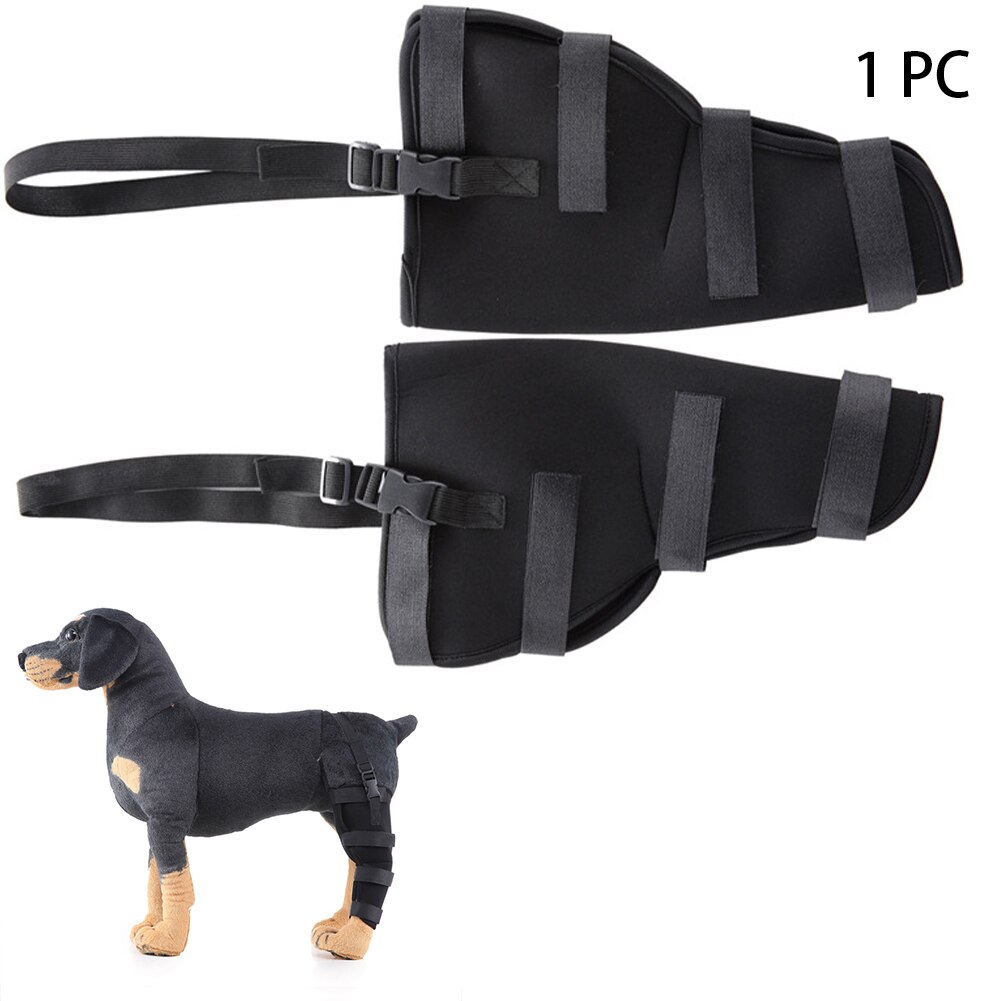 1pc Support Brace Dog Pain Relief Hind Leg Wound Protector Aid Tool Hock Fixed Joint Wrap Injury Recover Pet Knee Pad Walking