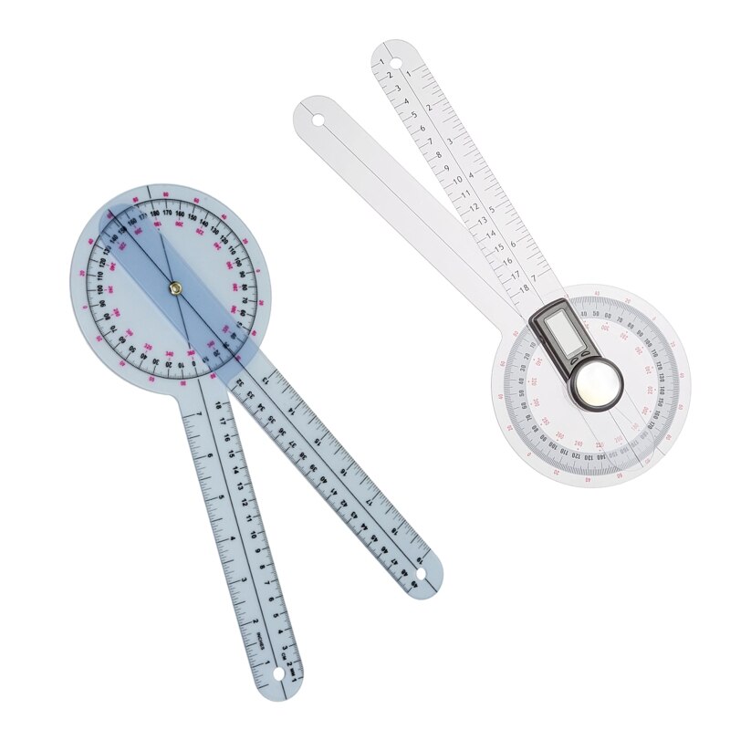 300mm Digital Orthopedic Protractor Angle Finder Ruler 12inch Goniometer Plastic Electronic Inclinometer Body Meter