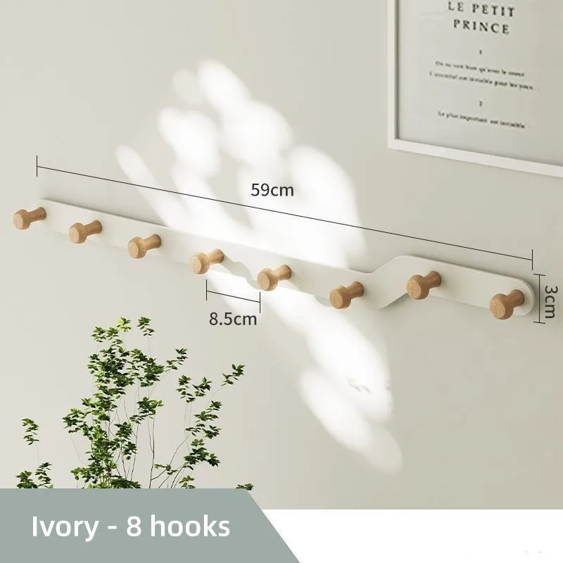 4/5/6/7/8 Tür hinten Haken Kleidung Mantel Hut Schal Schlüssel Kleiderbügel Wandre gal für Wohnzimmer Küche Bad Organizer Halter: Blau