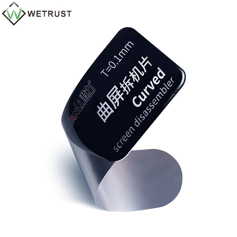Pantalla curva LCD para teléfono móvil, desmontaje y ensamblaje, apertura de púa, herramienta de reparación de teléfono móvil de acero inoxidable Flexible ultrafino
