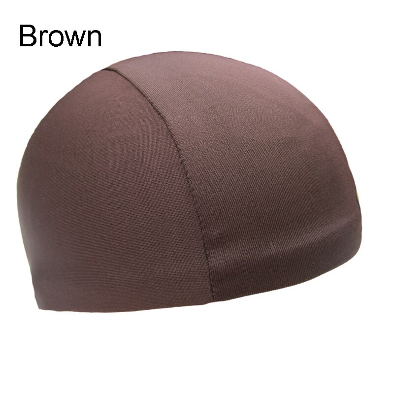 Weiche Helm Liner schnell-trocken Schädel Kappe Unter Helm Radfahren Kopfbedeckungen Fahrrad Sport Atmungsaktive Mütze Erwachsene unisex HSJ88: Kaffee