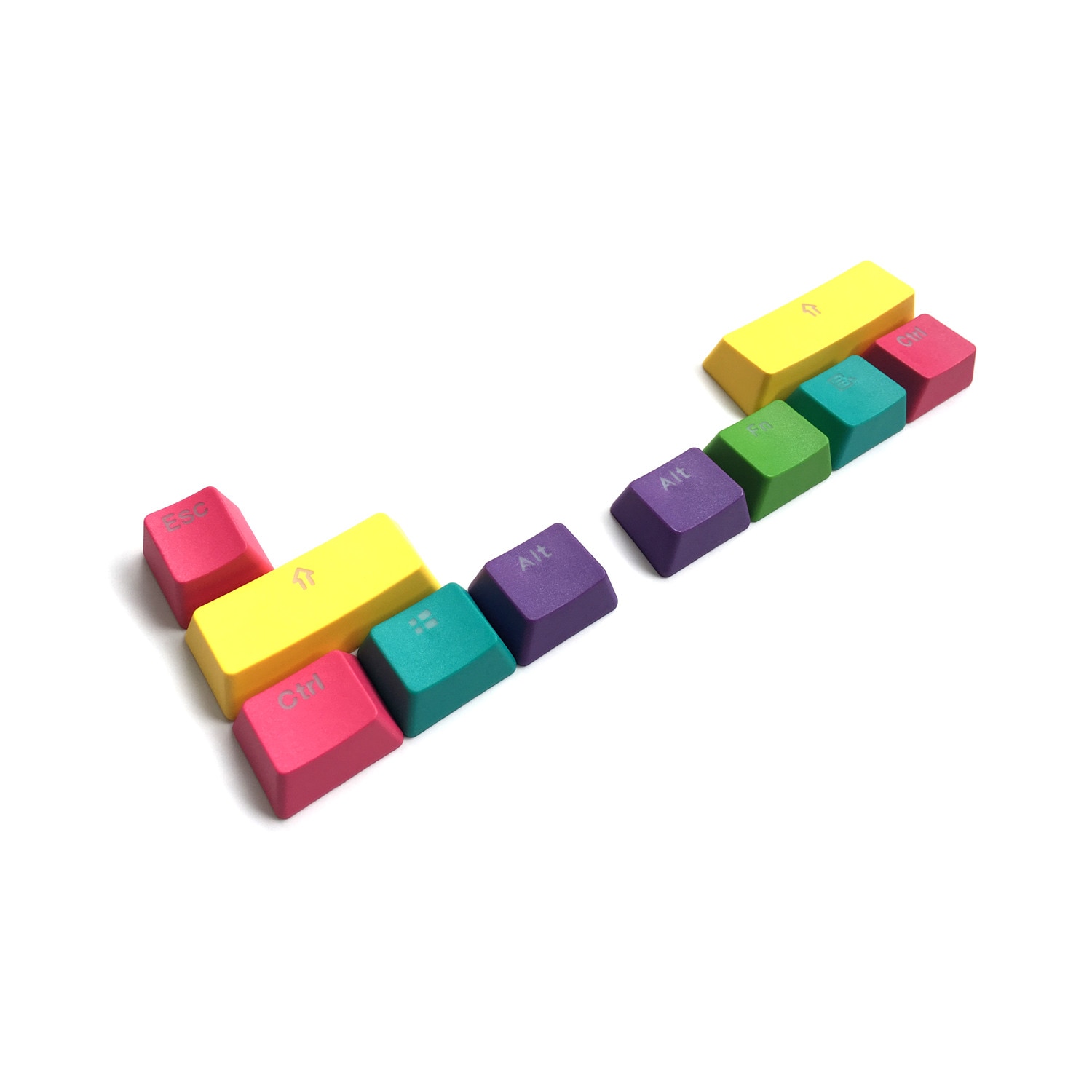 PBT Backlit Keycaps Doubleshot CMYK Keyset OEM Profile For Cherry/Kailh/Outemu/ Gateron MX Switches Mechanical Gaming Keyboard