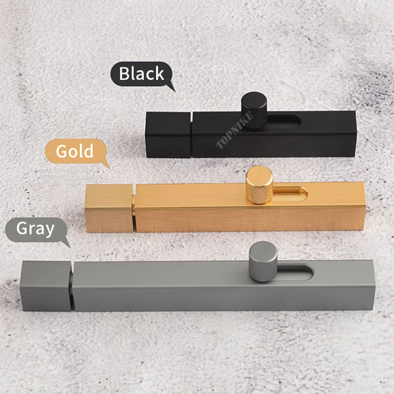 Türriegel Fangschloss Türschloss Schnalle Garten Tor Schuppen Toilette Scheune Schiebetür Riegel Hardware zum Verriegeln von Türfenstern: 2,75 zoll / MULTI