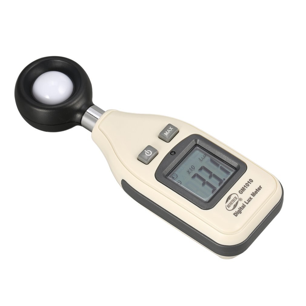 GM1010 compteur de lumière fendu luxmètre rétro-éclairage numérique 0 ~ 200000 Lux illuminomètre luminomètre photomètre Lux/FC LM testeur